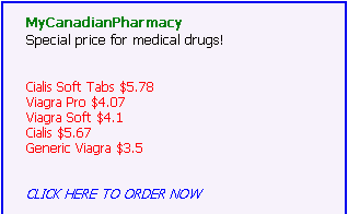 MyCanadianPharmacy - Special price for medical drugs - und völlig überteuerter Pimmelpillen - Klick zum Bestellen, du Depp!