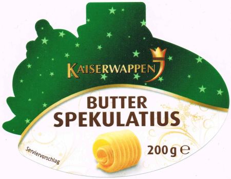 Kaiserwappen -- Butter Spekulatius -- 200g -- Serviervorschlag