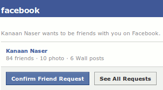 Kanaan Naser wants to be friends with you on Facebook.