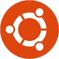 Satirische Bearbeitung des Ubuntu-Logos