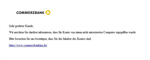 Commerzbank « Unser täglich Spam