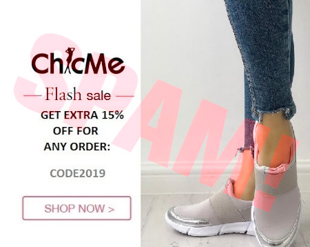 Chic Me -- Flash Sale -- GET EXTRA 15% OFF FOR ANY ORDER -- CODE 2019 -- SHOP NOW! -- Produktabbildung