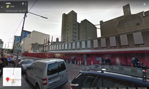 Screenshot der Anschrift aus Google Street View