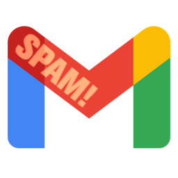 GMail-Logo (mit überlagerten Schriftzug "Spam", weil ich nicht gern Bildhoster für Spammer bin.