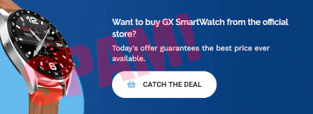 Want to buy GX SmartWatch from the official store? Today's offer guarantees the best price ever available. [Catch the deal]