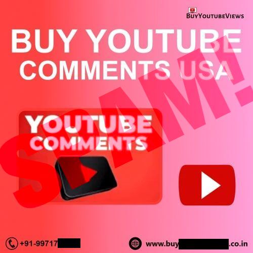 Buy Youtube Comments USA