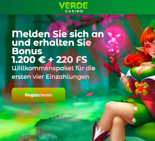 Verde Casino -- Melden Sie sich an und erhalten Sie Bonus 1.200 € + 220 FS -- Willkommenspaket für die ersten vier Einzahlungen -- [Registrieren]