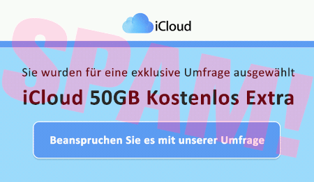 iCloud -- Sie wurden für eine exklusive Umfrage ausgewählt -- iCloud 50GB Kostenlos Extra -- [Beanspruchen Sie es mit unserer Umfrage