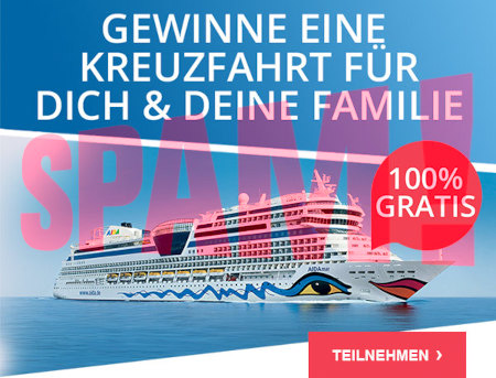 Gewinne eine Kreuzfahrt für dich & deine Familie -- 100% gratis -- [Teilnehmen]