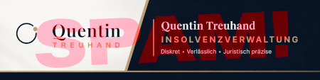 Logo -- Quentin Treuhand -- Quentin Treuhand Insolvenzverwaltung -- Diskret, Verlässlich, Juristisch präzise